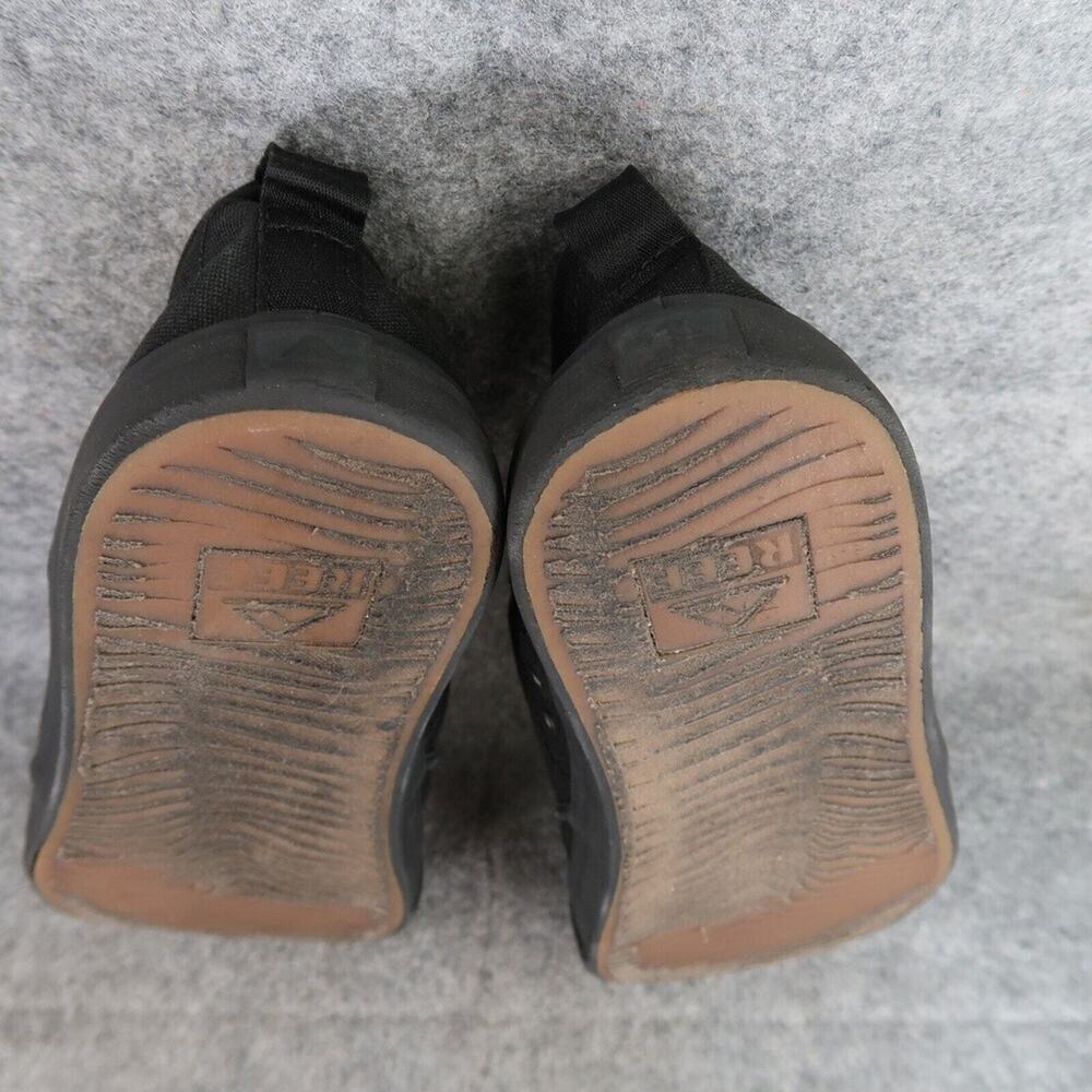 Reef Shoes Mens 12 Sneakers Casual Canvas Black Lace Up Landis 2 Lifestyle Beach - Picture 10 of 14